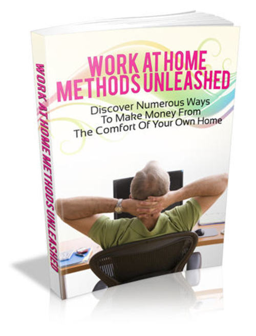 Product picture Work At Home Methods Unleashed - with MRR+2 Mystery BONUSES!