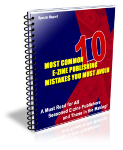 Product picture 10 Most Common E-zine Publishing Mistakes - with PLR+BONUSES